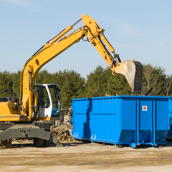 how many times can i have a residential dumpster rental emptied in Hegins Pennsylvania